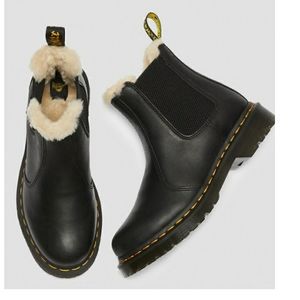 Dr.Martens 2976 Leonore Black Chelsea Boots 8 womens